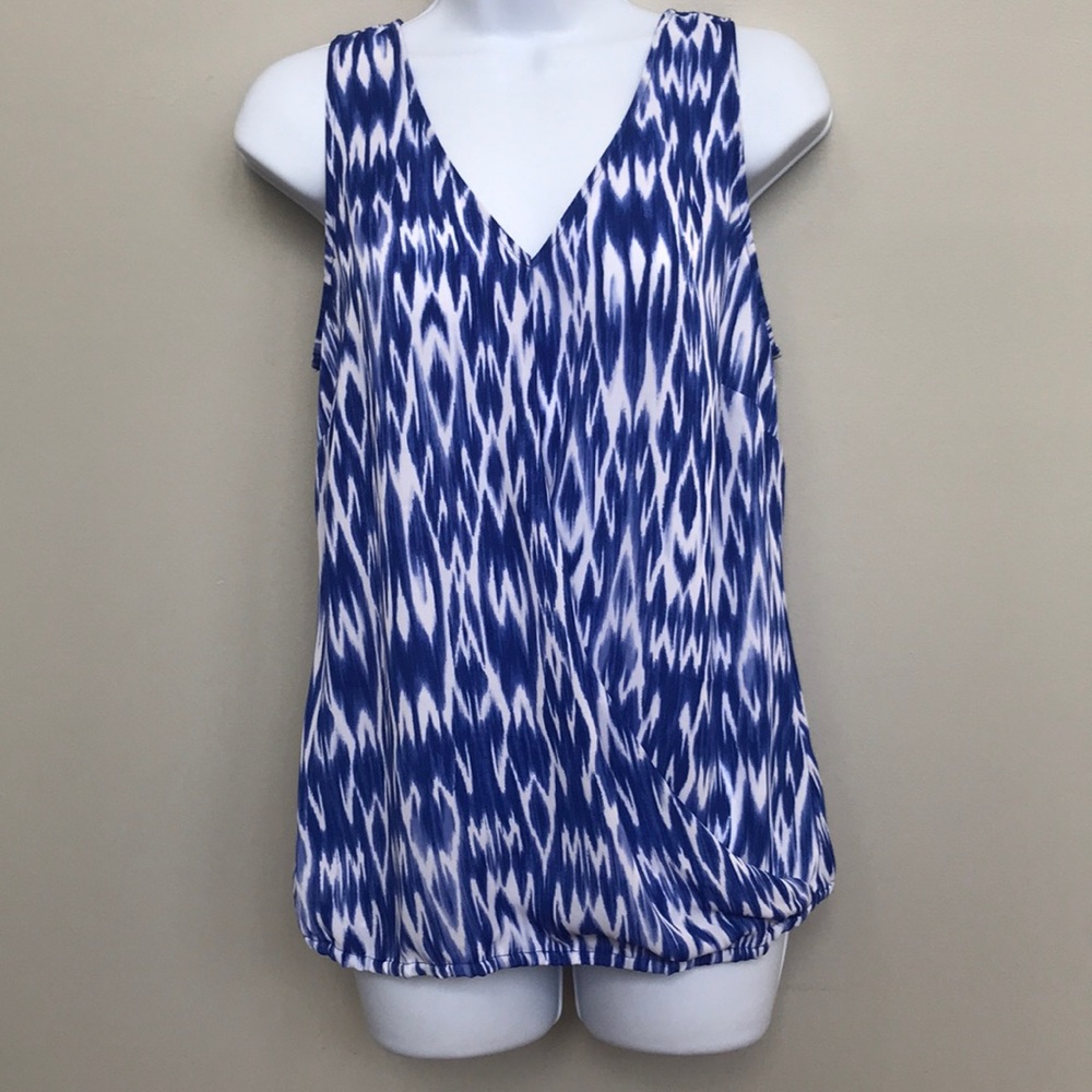 Laundry By Shelli Segal Flowy Tank Blouse Small
